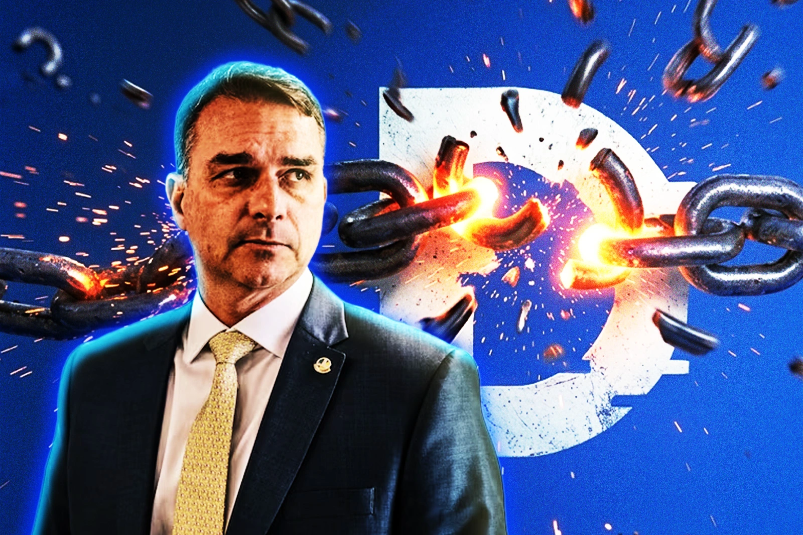 Flavio Bolsonaro aseguró que terminará con la censura de La Derecha Diario en Brasil si gana las elecciones