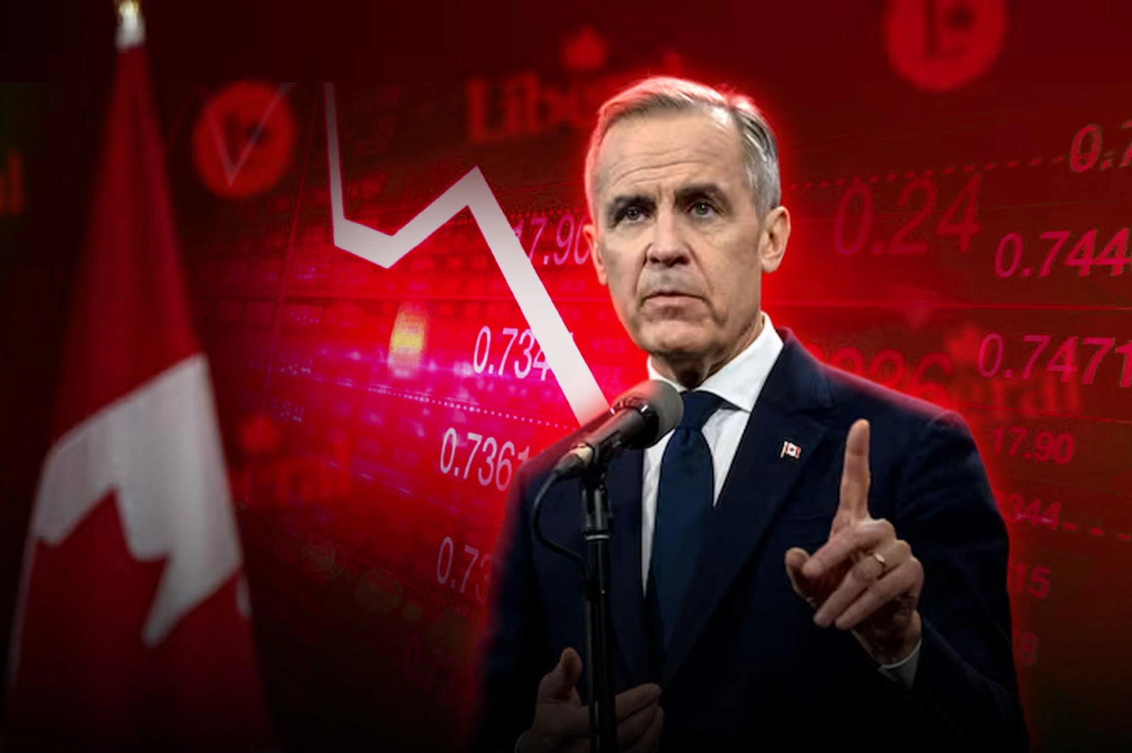 Under the socialist government of Canada, the unemployment rate soared and the Canadian economy is reeling.