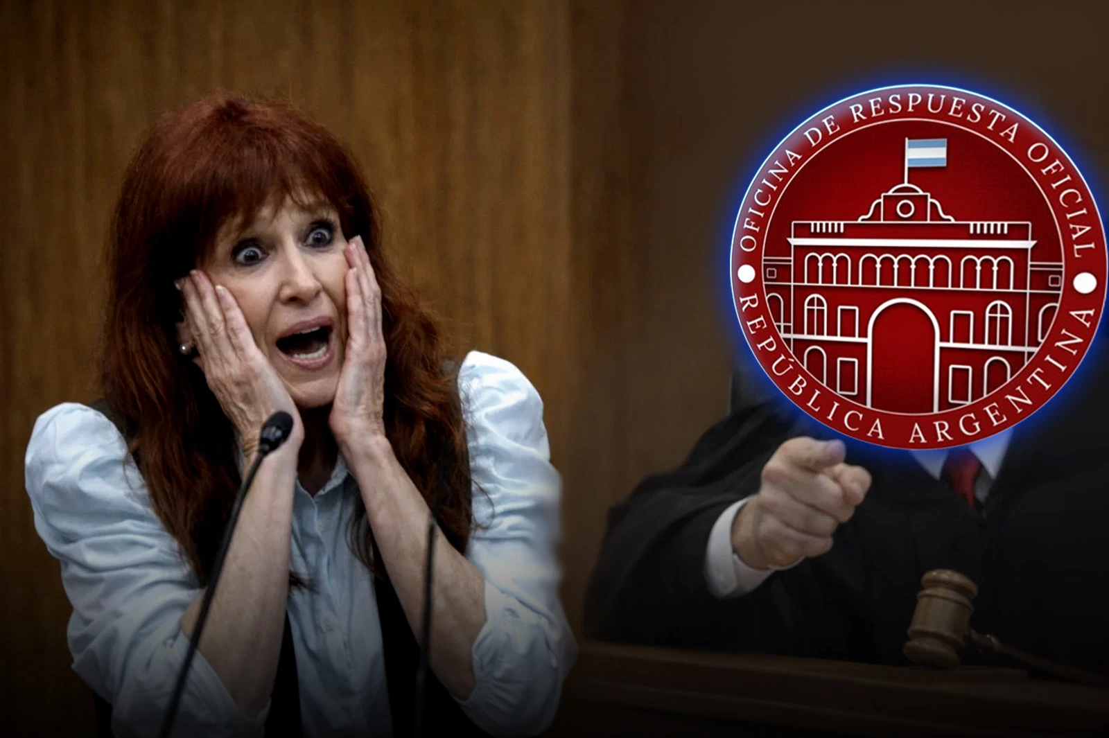 La Oficina de Respuesta del Gobierno domó a la presidiaria Cristina Kirchner