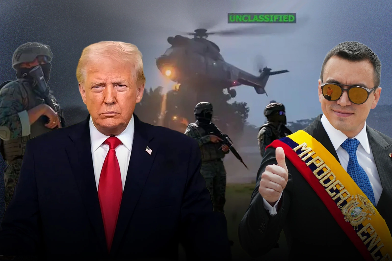 Estados Unidos y Ecuador llevaron a cabo un espectacular operativo contra el narcoterrorismo