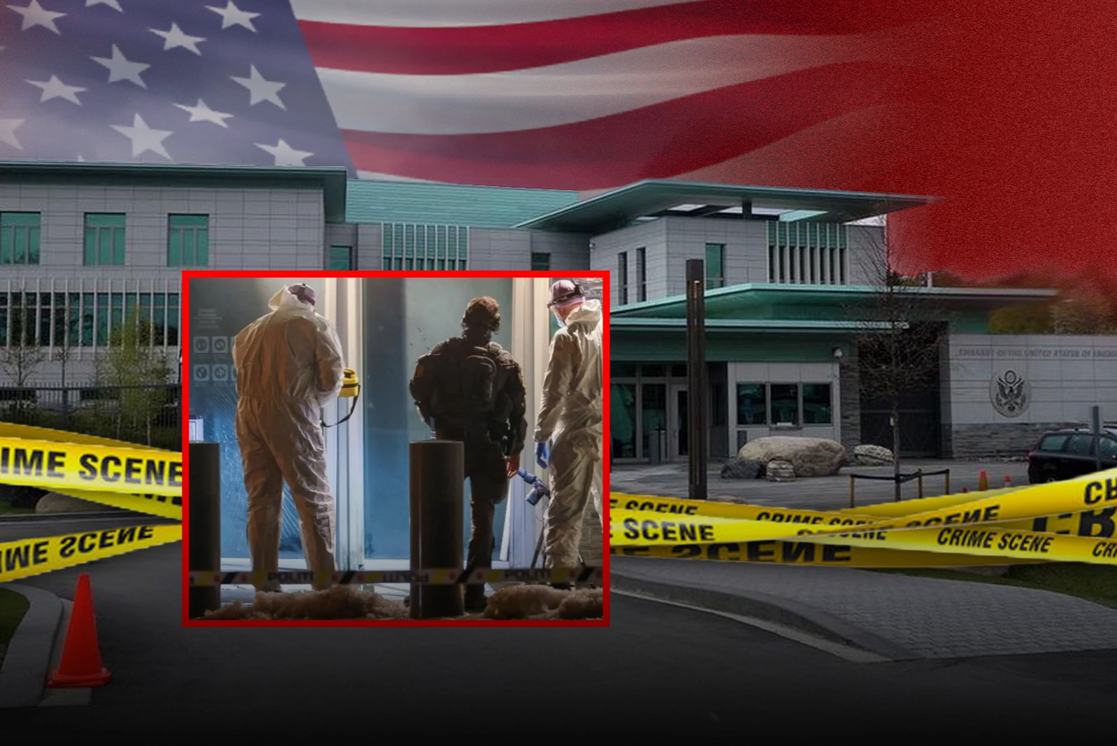 A loud explosion outside the US embassy in Oslo is being investigated as an Islamic terrorist attack