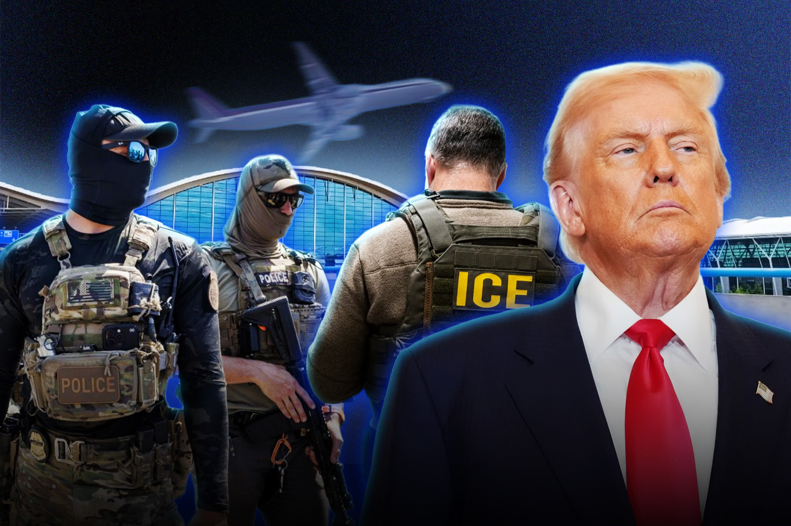 Trump will deploy ICE to airports if Democrats don't fund the Department of Homeland Security