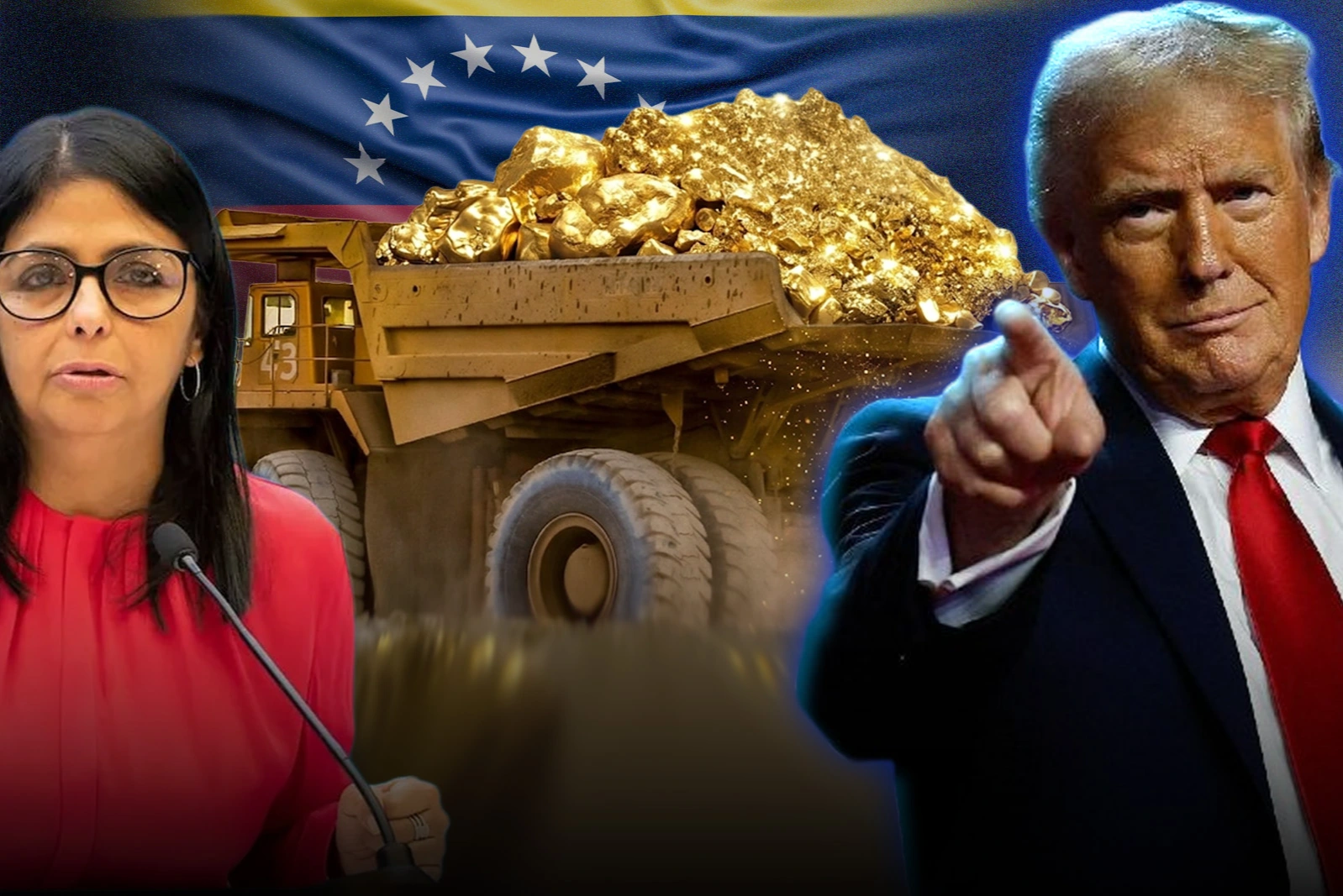 Trump closed a multi-million dollar deal with Delcy Rodriguez to take all the gold from Venezuela