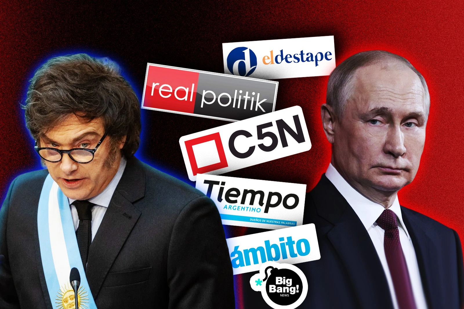 Los medios a los que Rusia habría pagado para operar contra Javier Milei