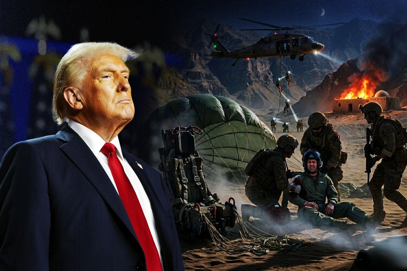 Trump announced the rescue of the second pilot of the F-15 fighter crashed in Iran