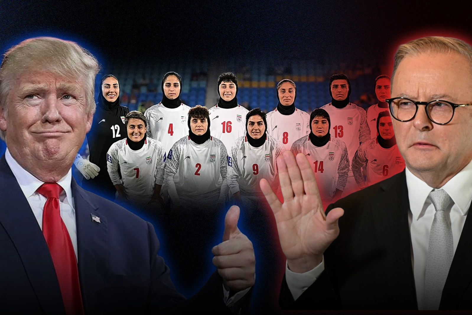 Donald Trump intervino para rescatar a cinco futbolistas iraníes tras la duda del gobierno australiano sobre su asilo