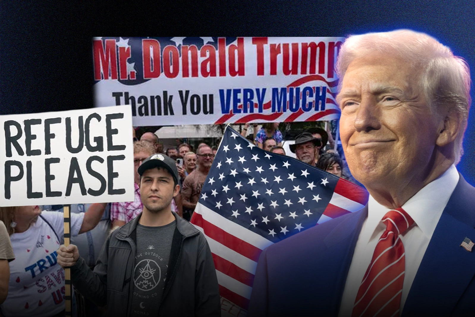 The US accelerates an ambitious program to receive white refugees from South Africa promoted by Donald Trump