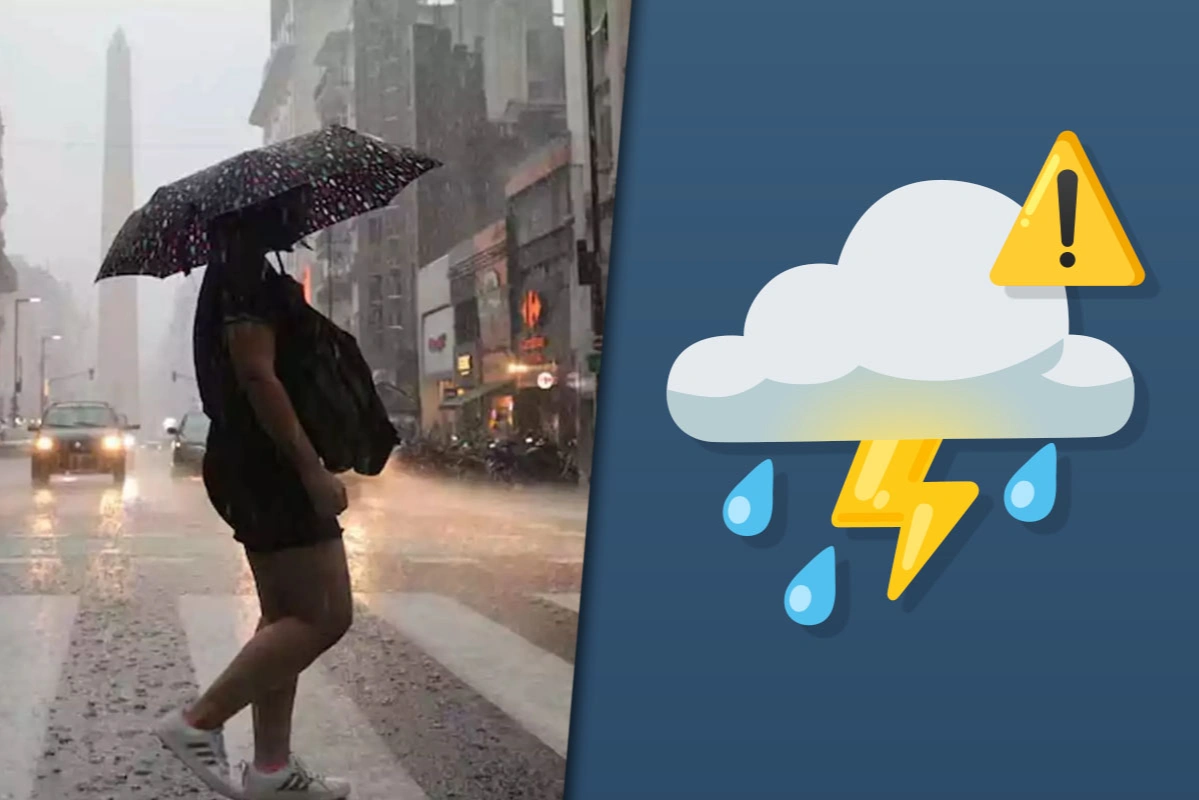 El SMN advierte por lluvias en el AMBA: cómo sigue el fin de semana