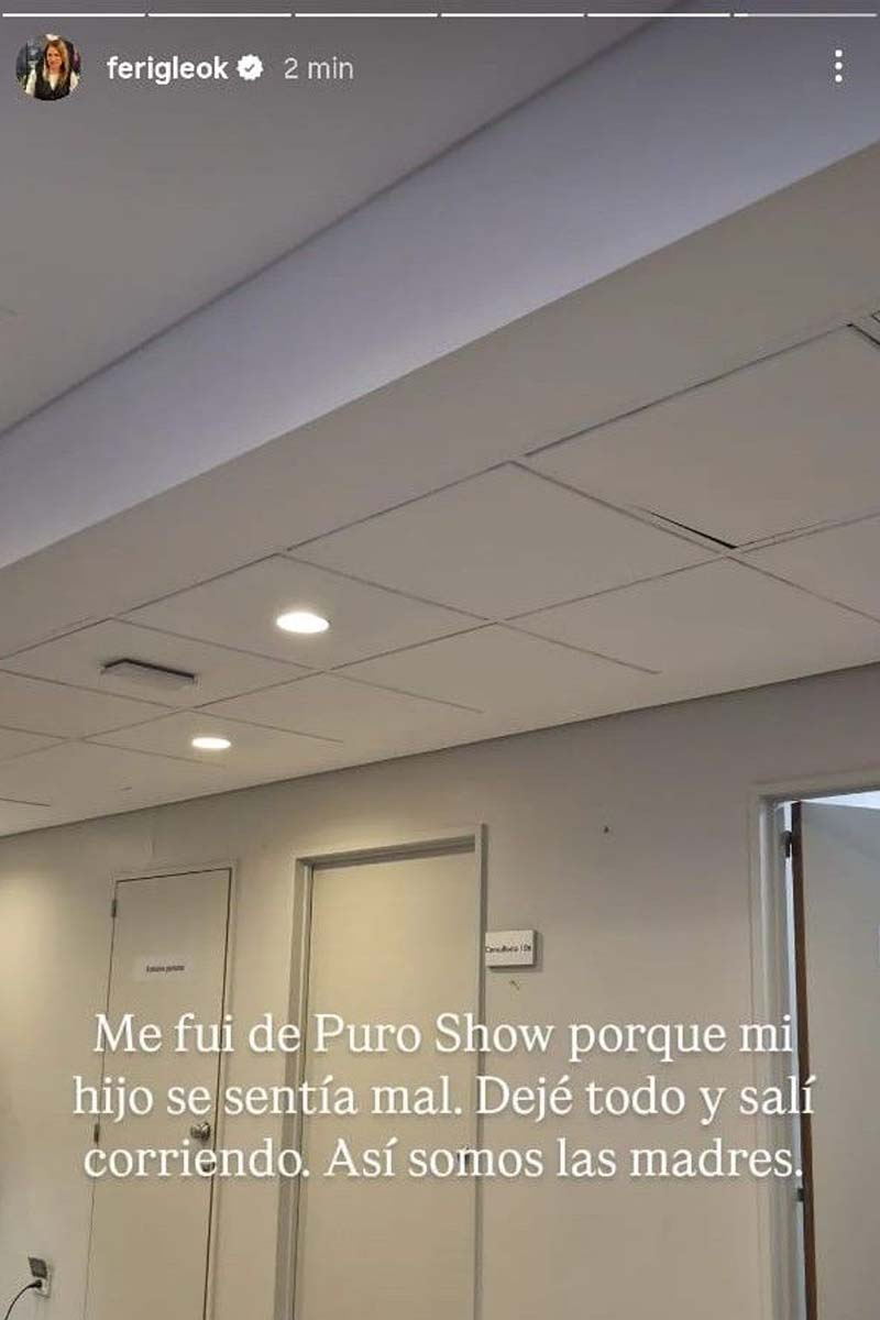 La explicación de Fernanda Iglesias: “Dejé todo y salí corriendo”