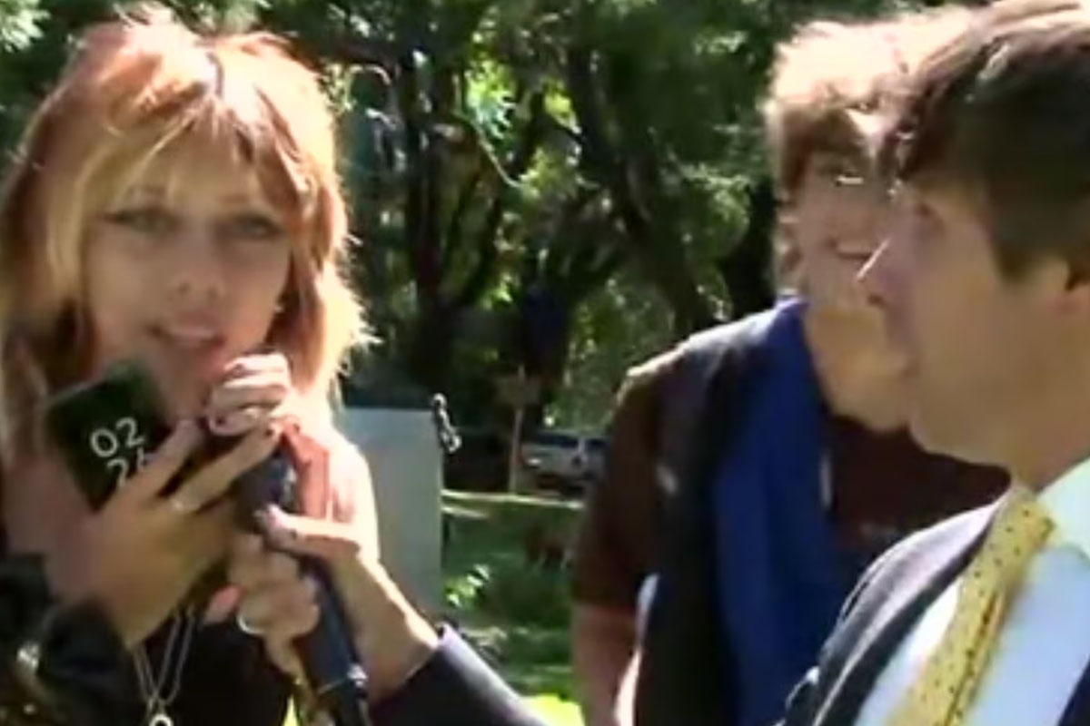 “Me robó”: la reacción en vivo del periodista