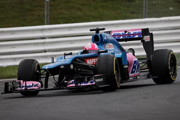 El Lotus E20 que usará Colapinto para el evento