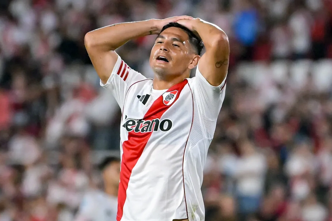 Bad news in River: Salas misses his debut in the Copa Sudamericana due to a sanction