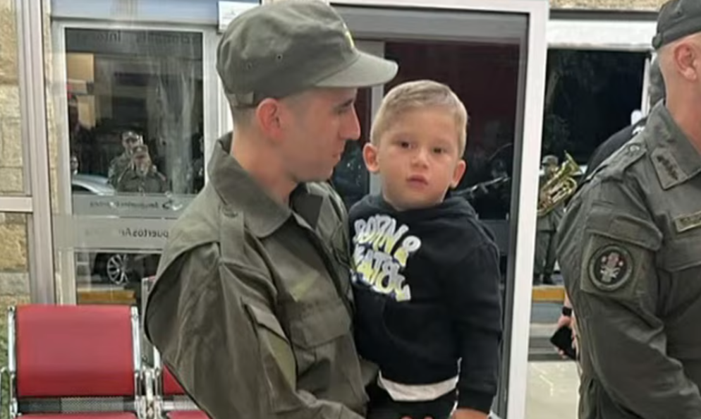 Rooster with his son