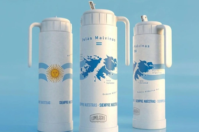 2 de Abril: Lumilagro lanzó un termo edición limitada de Malvinas y generó orgullo en las redes