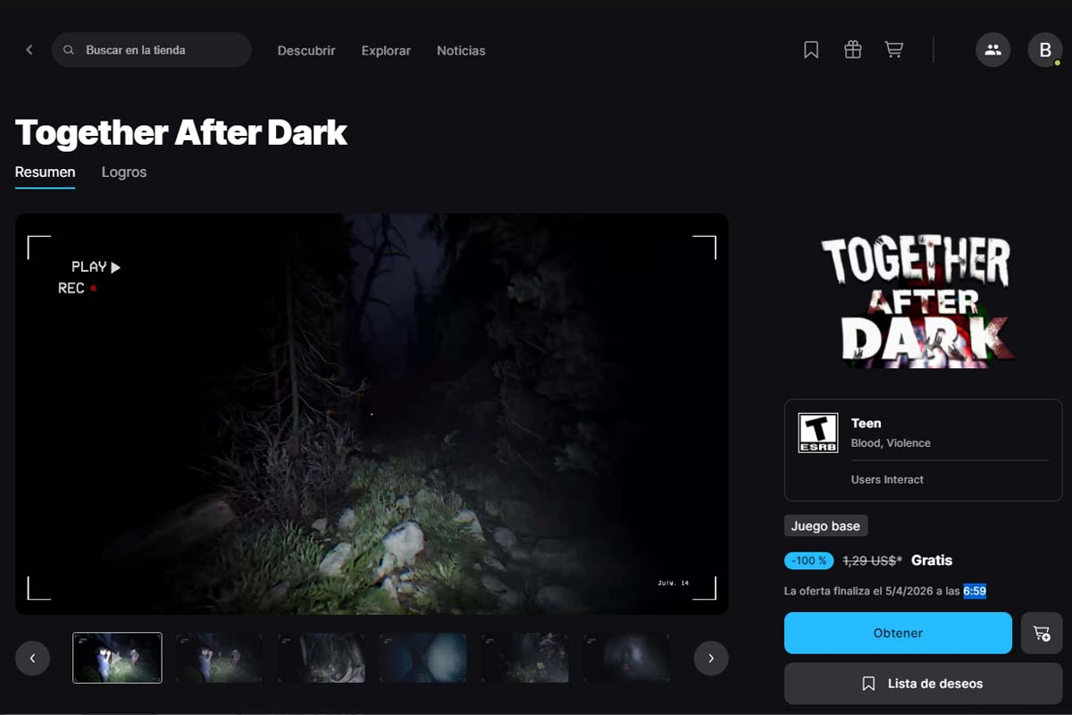 Cómo descargar el juego gratis en Epic Games