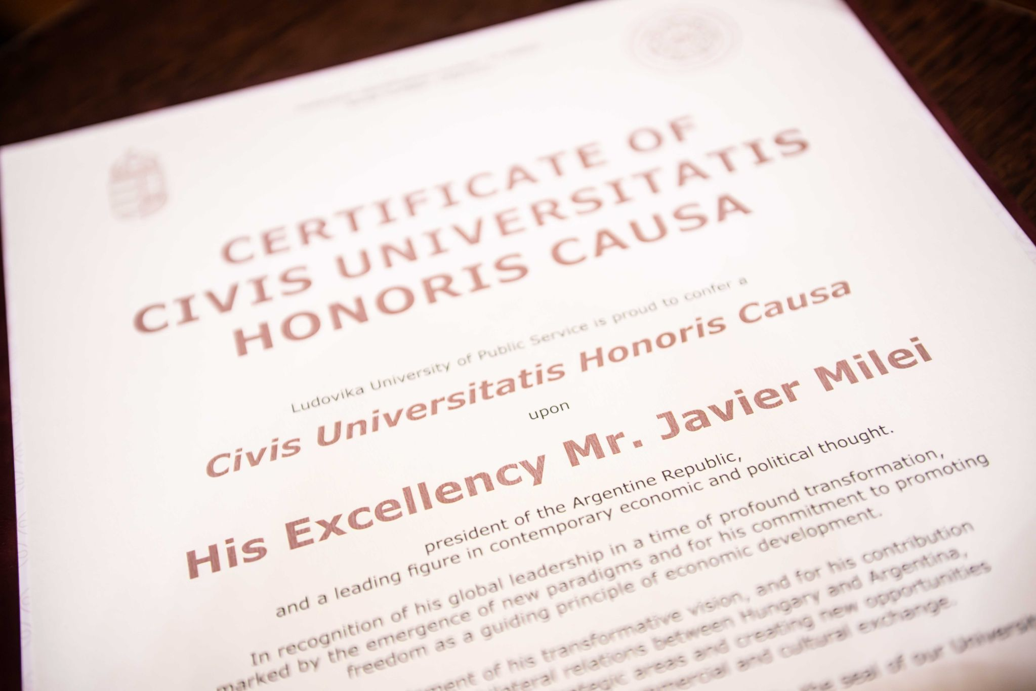 Civis Universitatis Honoris Causa