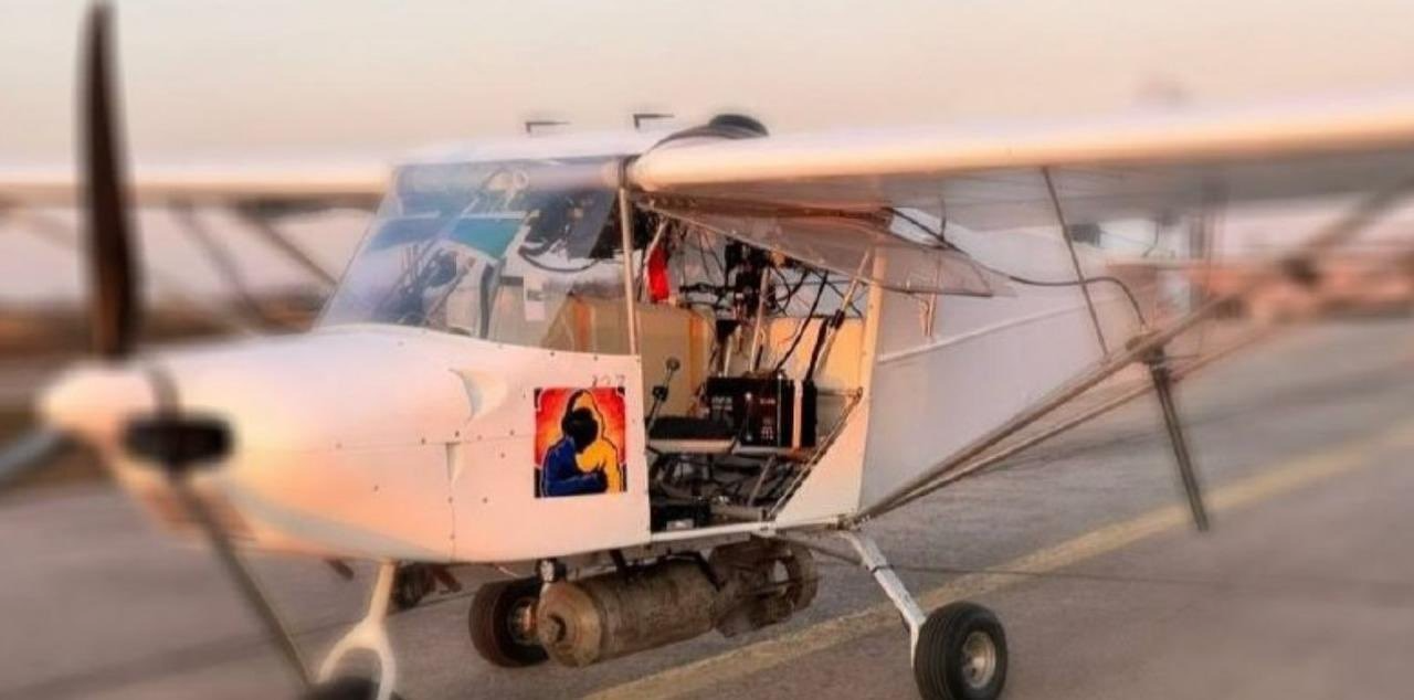 El avión ucraniano.