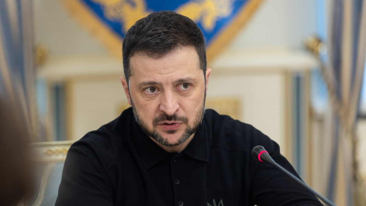 Volodimir Zelensky, current president of Ukraine