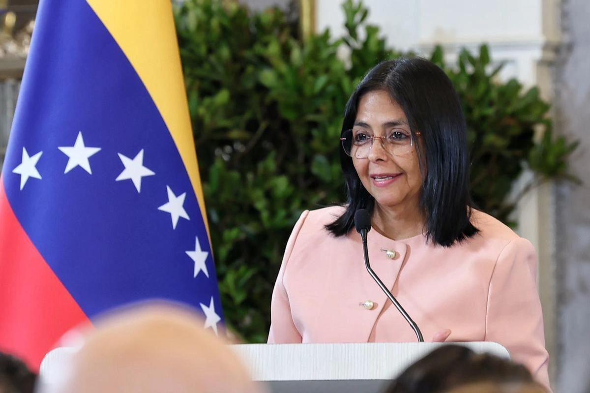 The United States lifted sanctions against Delcy Rodriguez