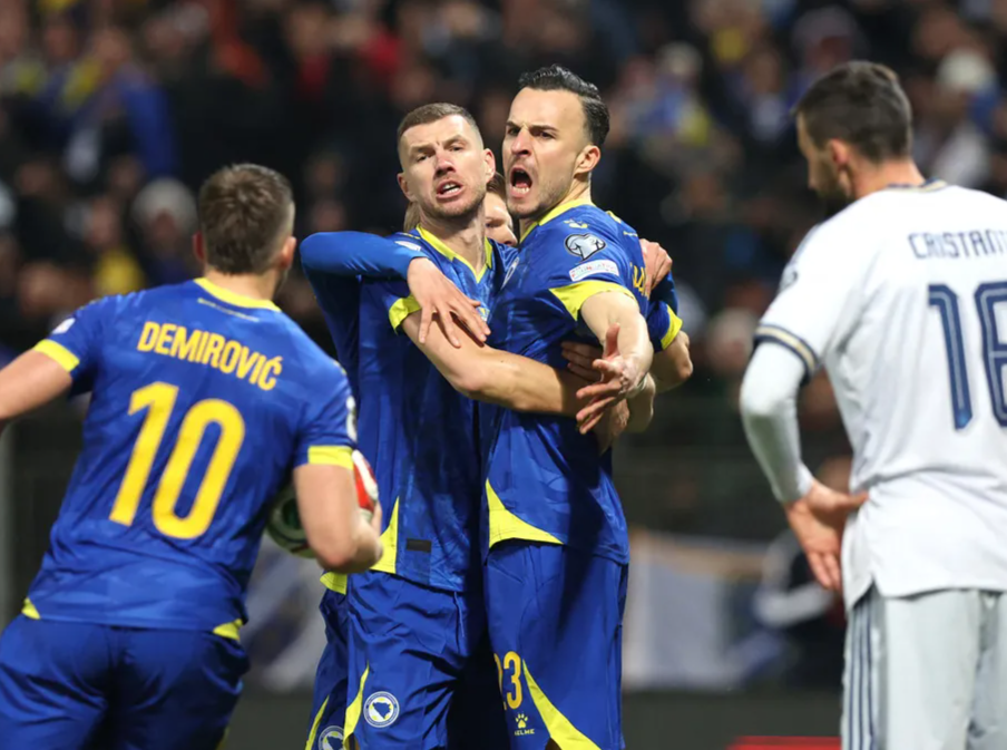 Bosnia le ganó por penales a Italia y estará en el Grupo B del Mundial