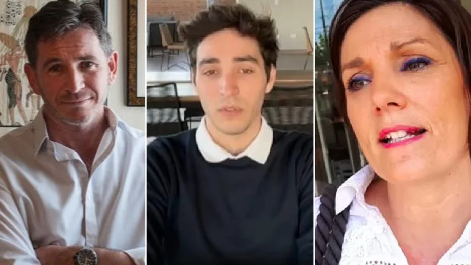 Pablo Ghisoni, Tomás Ghisoni and Andrea Vázquez