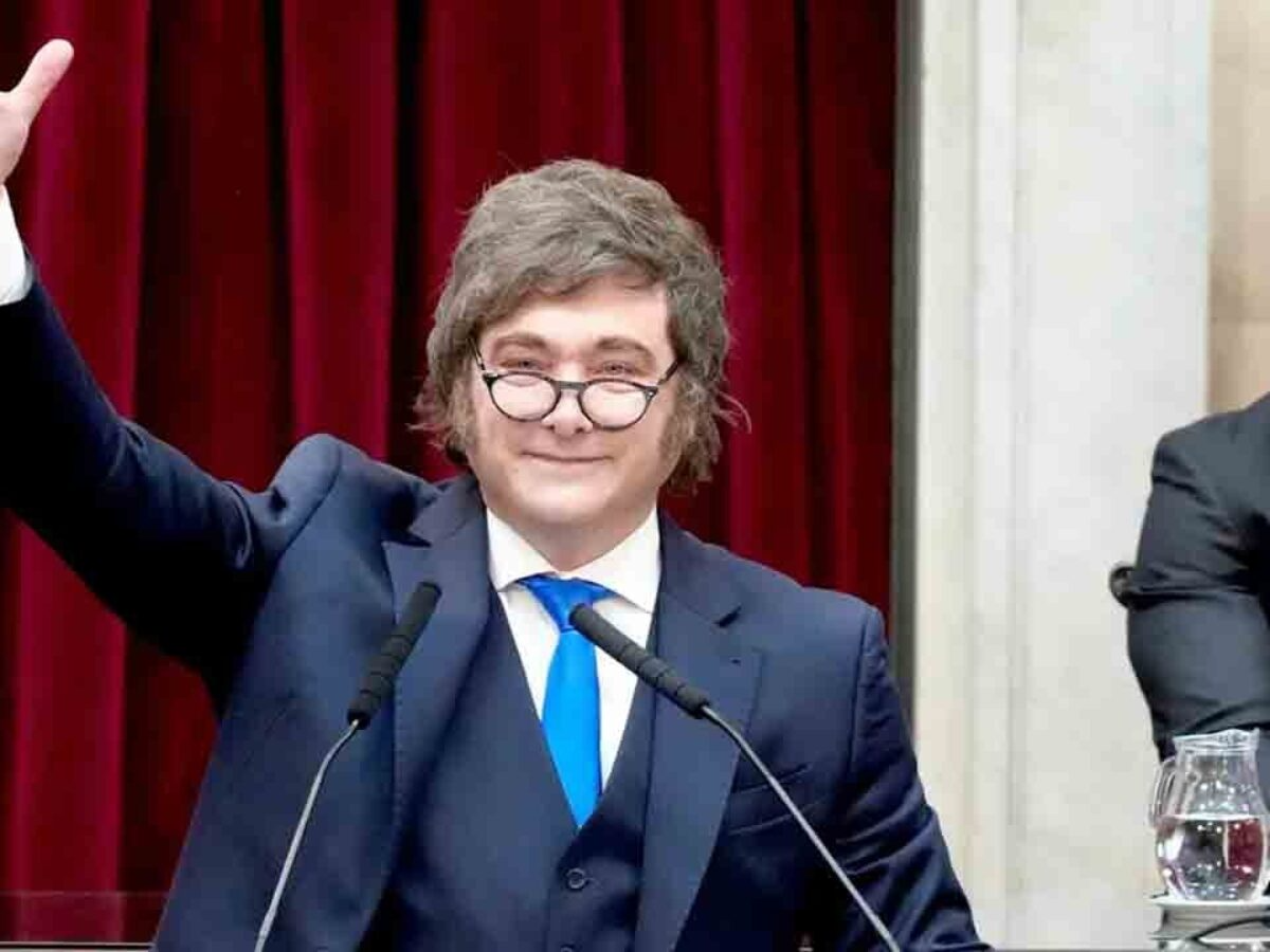 The president, Javier Milei.