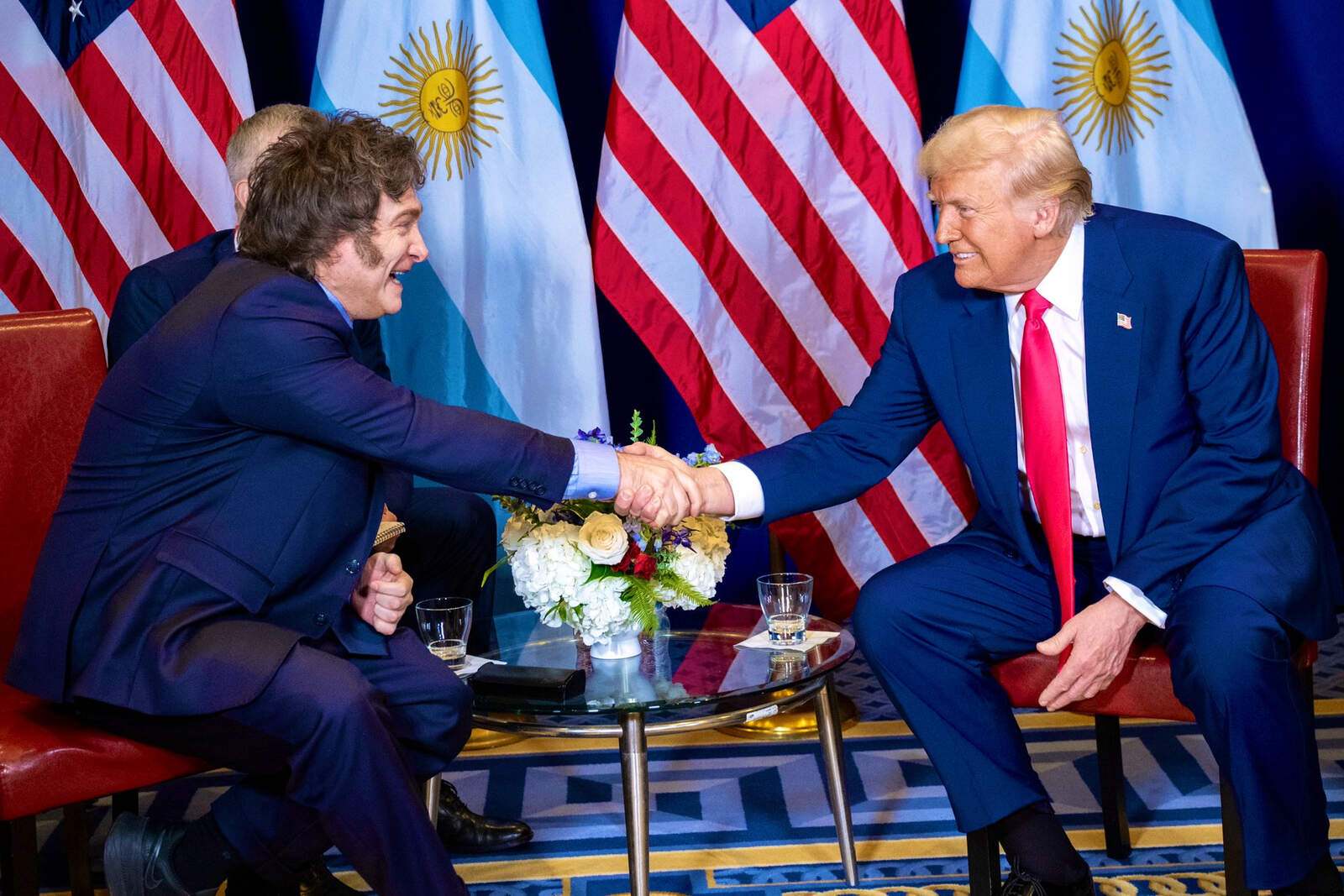 Los presidentes, Javier Milei y Donald Trump