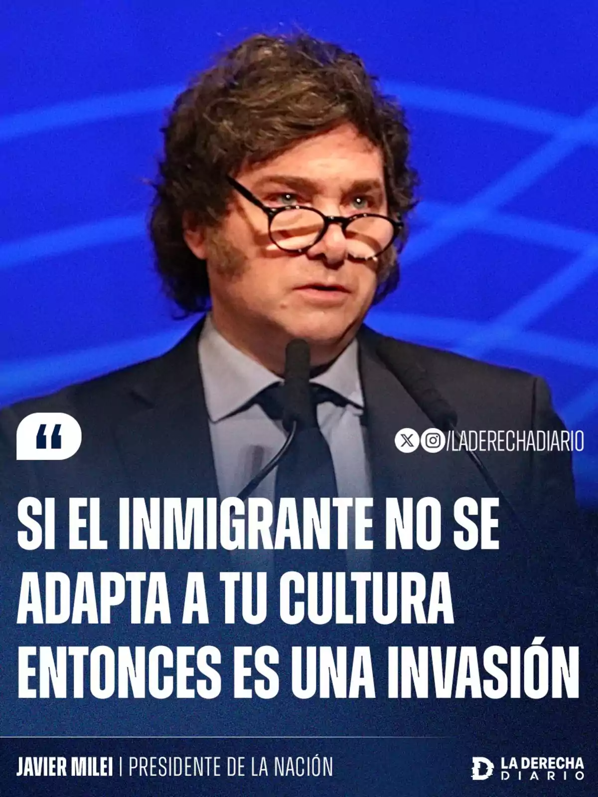 El presidente, Javier Milei.