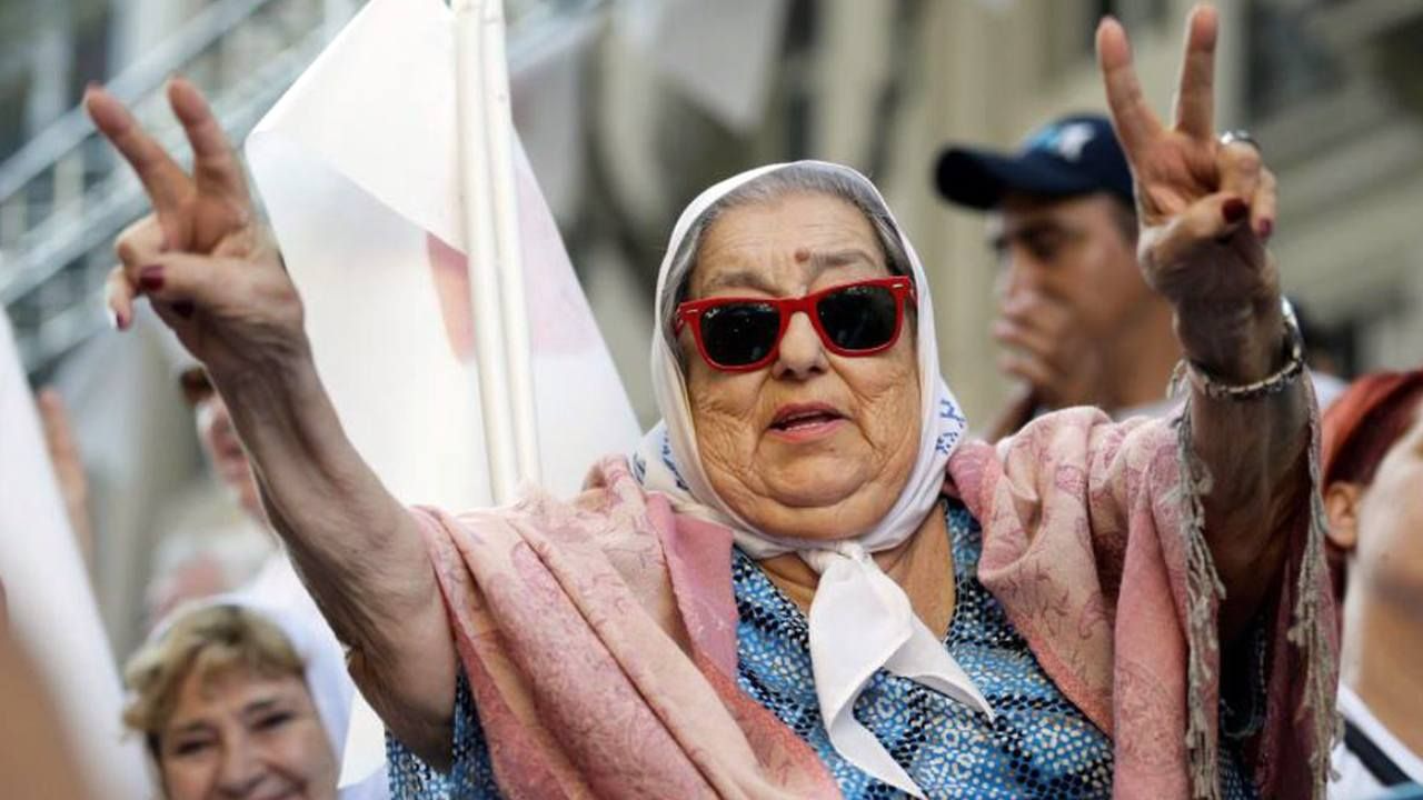 La fallecida Hebe de Bonafini.