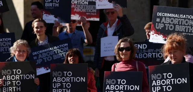 Manifestación en el Reino Unido