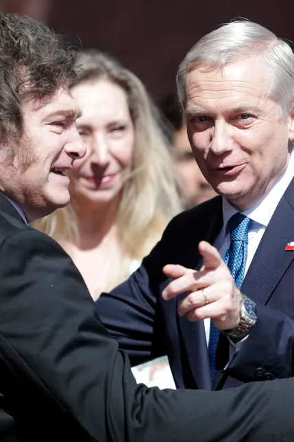 Javier Milei y José Antonio Kast.