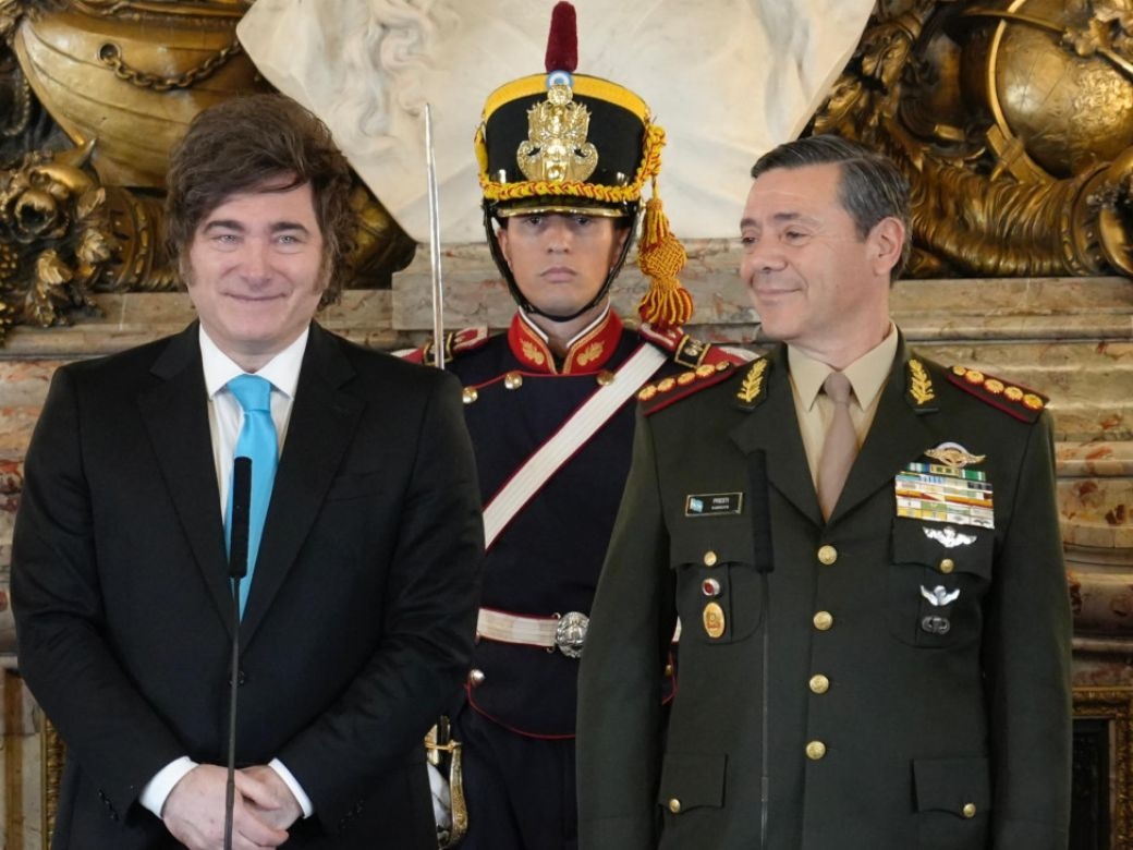 Javier Milei and Carlos Presti.