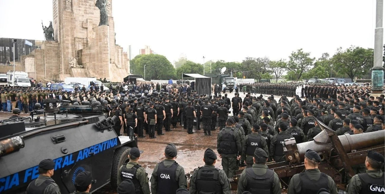 Federal forces in Rosario.