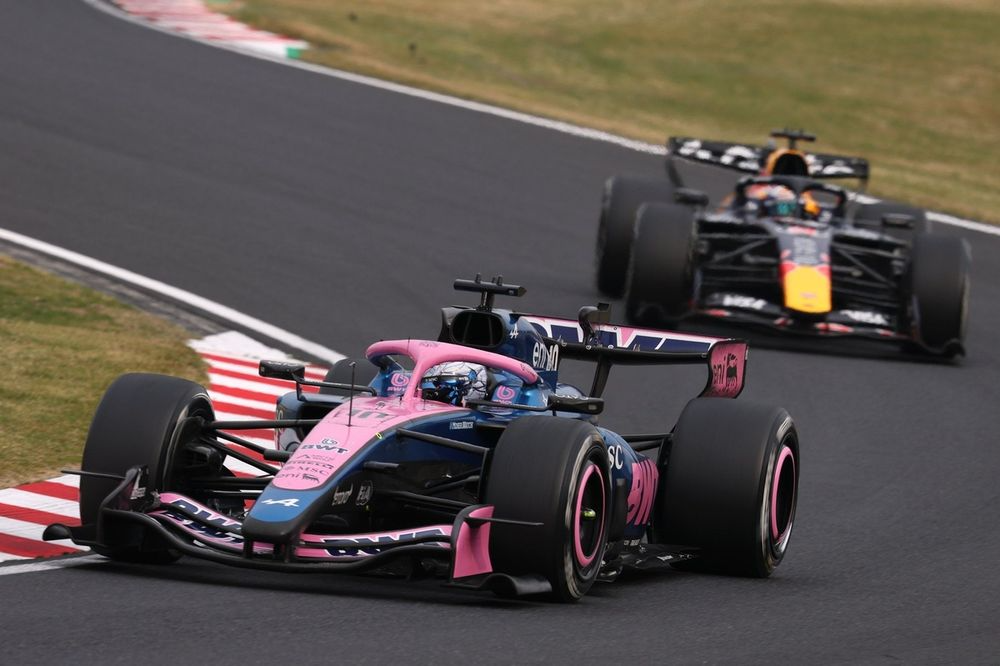 Gasly pudo aguantar a Verstappen durante gran parte de la carrera