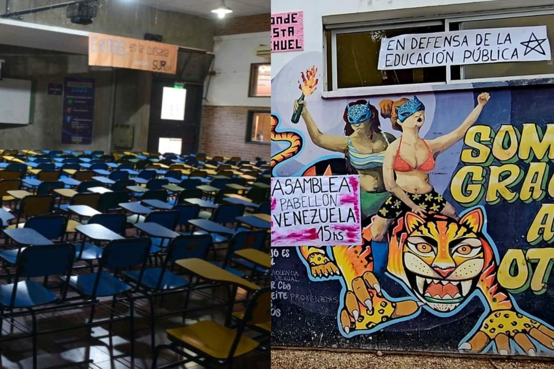 Córdoba: El gremio docente ADIUC toma de rehenes a estudiantes y amenaza con un paro "por tiempo indeterminado"