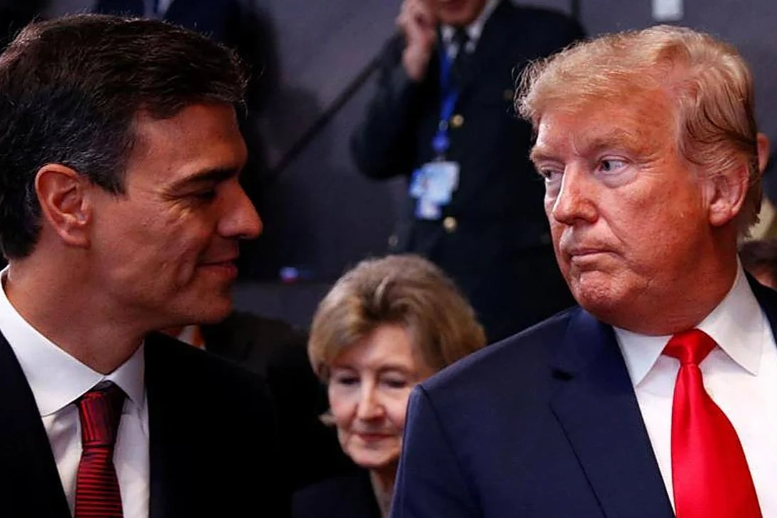 Trump announced that he will cut trade with Spain because it hinders US military logistics