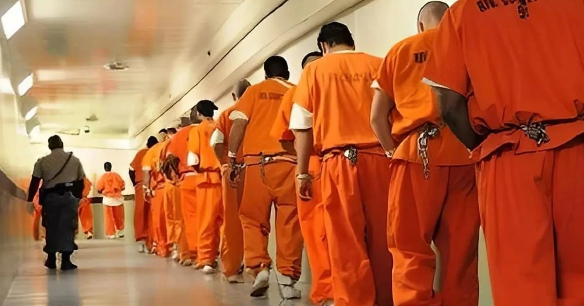 Presos en el sistema penitenciario estadounidense.