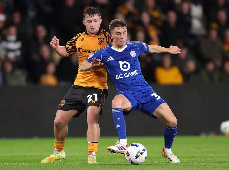 Leicester drew 2-2 with Hull City and relegated to the third division of English football