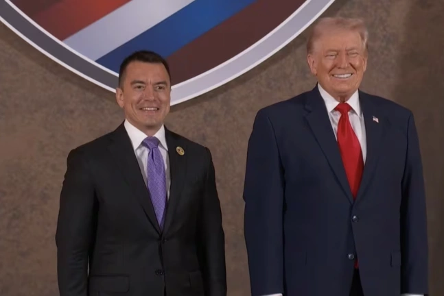 Daniel Noboa abrió la puerta a tropas de Estados Unidos para combatir al narcoterrorismo en Ecuador