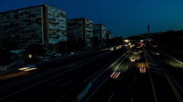 Madrid durante el apagón masivo de España de 2025