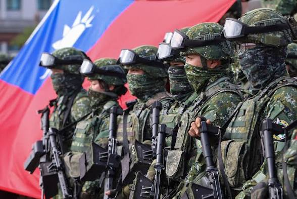 Soldados del ejercito taiwanes