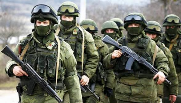 Russian troops in Ukraine