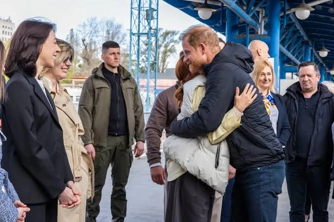 El príncipe Harry en Kiev, Ucrania