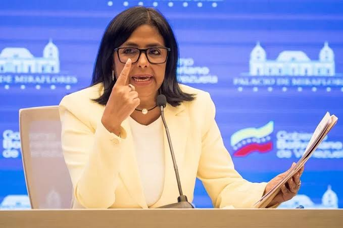 La dictadora venezolana Delcy Rodríguez