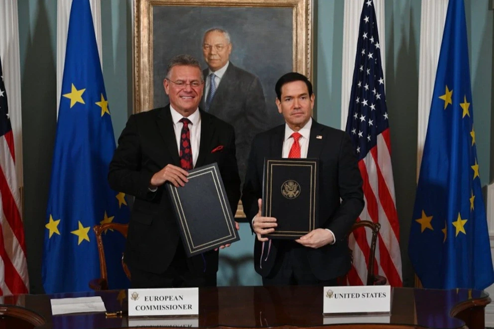 EEUU y la Unión Europea sellaron un acuerdo estratégico para reducir su dependencia de China