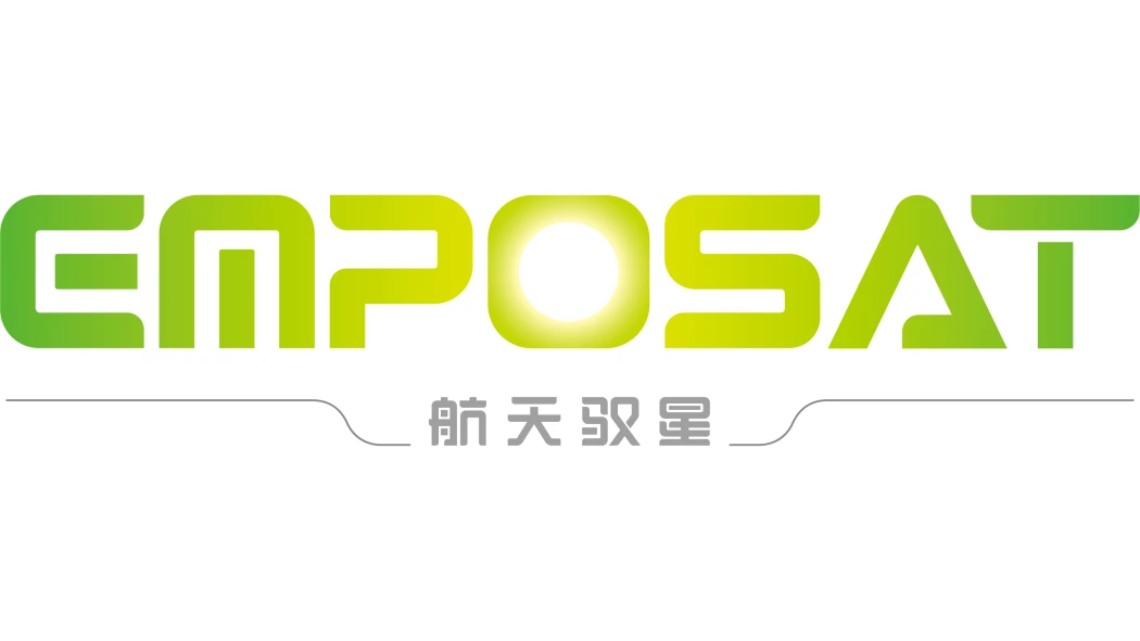 El logo de la empresa china Emposat