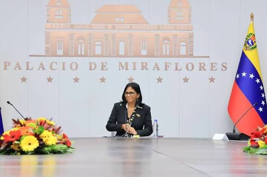La dictadora venezolana Delcy Rodríguez