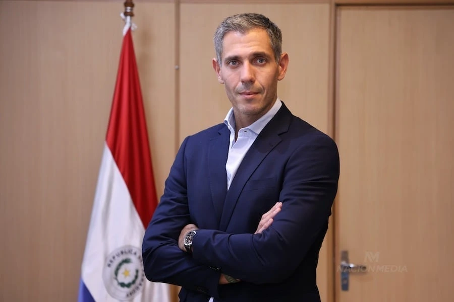 El ministro de Industria y Comercio Marco Riquelme