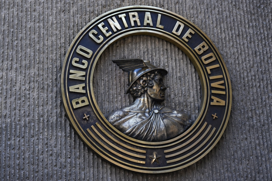 El logo del banco Central de Bolivia