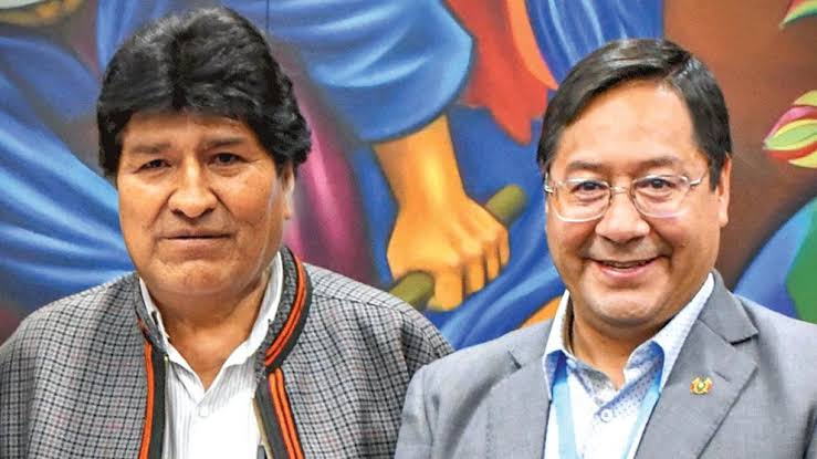 Los ex dictadores Evo Morales y Luis Arce